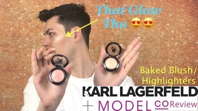 'KARL LAGERFELD + MODEL CO BLUSH HIGHLIGHTER REVIEW'