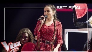 'Sara Gálvez canta \'Perdón\' | Semifinal | La Voz Kids Antena 3 2019'