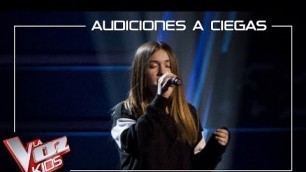 'Lucía Maqueda canta \'Still loving\' | Audiciones a ciegas | La Voz Kids Antena 3 2019'