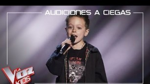 'Jesús del Río canta \'Highway to Hell\' | Audiciones a ciegas | La Voz Kids Antena 3 2021'