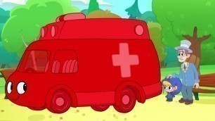 'Helping Others When They Are Sick | My Red Ambulance | Kids Cartoon | Mila and Morphle Official'