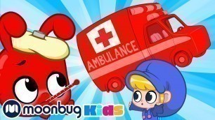 'Morphle\'s Ambulance - Kids Video Subtitles | Cartoons for Kids | Moonbug Kids Literacy | Morphle TV'