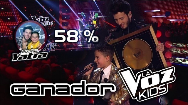 'Juanse Laverde Ganador de La Voz Kids Colombia 2018 - Resultados Finales HD'