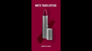 'How to apply Matte Touch Lipstick | Makeup Tutorial | Colorbar Cosmetics'