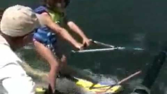 'Kids Water Skiing on Lake Delta Summer 2007'