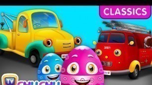 'ChuChu TV Classics – Learn Utility Vehicles – Part 1 | Fire Engine, Ambulance & More | Surprise Eggs'