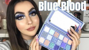 'Jeffree Star Cosmetics Blue Blood Eyeshadow Palette Tutorial | Britton Smets'