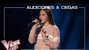 'Lucía Torres canta \'Warrior\' | Audiciones a ciegas | La Voz Kids Antena 3 2019'