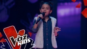 'Camila canta Mientes tan bien – Audiciones a Ciegas | La Voz Kids Colombia 2019'