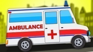 'Ambulanza | Formazione e usi | Video del veicolo | Ambulance Formation | Kids TV Channel Italiano'