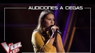 'María Expósito canta \'All I ask\' | Audiciones a ciegas | La Voz Kids Antena 3 2019'