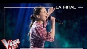 'Irene Gil canta \'And I\'m telling you I\'m not going\' | Final | La Voz Kids Antena 3 2019'