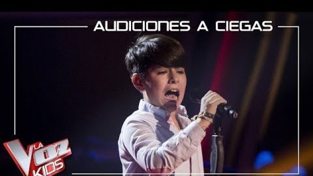 'Pablo Monge canta \'Vámonos ya pa casa\' | Audiciones a ciegas | La Voz Kids Antena 3 2019'