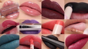 'LIP SWATCH COMPILATION: FENTY BEAUTY | Ashley Rosales'