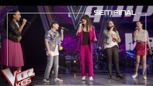 'Vanesa Martín y sus talents cantan \'Hablarán de ti y de mí\' | Semifinal | La Voz Kids Antena 3 2019'