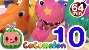 'Dinosaur Number Song | + More Nursery Rhymes & Kids Songs - CoComelon'