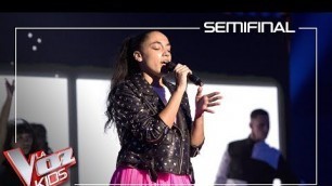 'Aysha Bengoetxea canta \'Back to black\' | Semifinal | La Voz Kids Antena 3 2019'