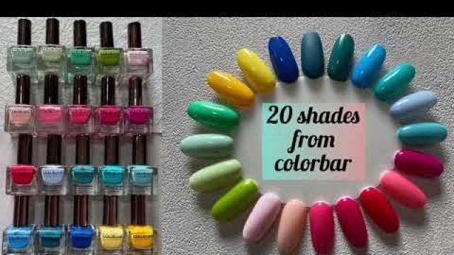 '20 Nail lacquer shades from COLORBAR