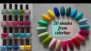 '20 Nail lacquer shades from COLORBAR