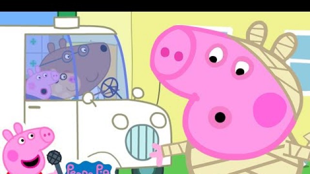 'George Takes A Ride In An Ambulance | Peppa Pig Nursery Rhymes and Kids Songs'