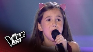 'Rocío Almena: \"Qué bonito\" – Audiciones a Ciegas  - La Voz Kids 2018'