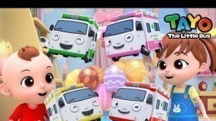 'Team Ambulance in Surprise Egg l Tayo Easter Kids Song l Rescue Team Song l Five Little Monkeys'