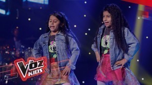 'Alana y Samara cantan \'Dance Monkey\' | La Voz Kids Colombia 2022'