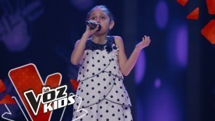 'María Gabriela canta Embrujo – Audiciones a Ciegas | La Voz Kids Colombia 2019'