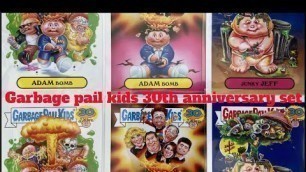 'garbage pail kids 30th anniversary set'