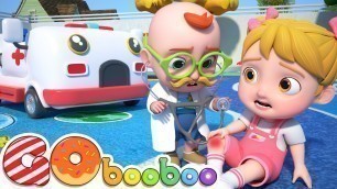 'Wheels On The Ambulance | Boo Boo Song | GoBooBoo Nursery Rhymes & Kids Songs'