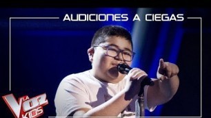 'Alan Brizuela canta \'Ya me enteré\' | Audiciones a ciegas | La Voz Kids Antena 3 2019'