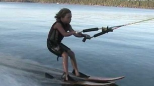 '6yr old Barefooter Brody Meskers Does  Bomb out'