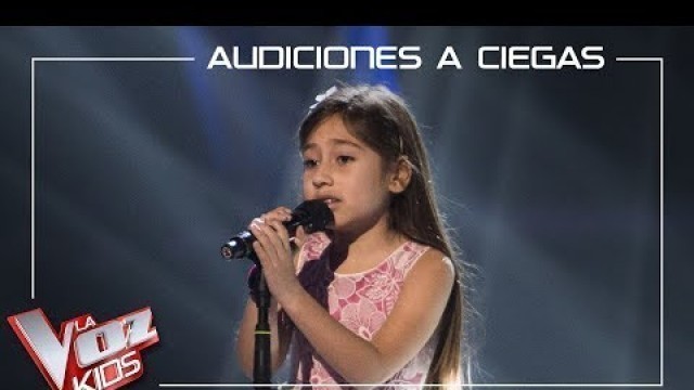 'Alison Fernández canta \'Ahora tú\' | Audiciones a ciegas | La Voz Kids Antena 3 2019'