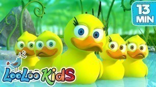 'Five Little Ducks + Five Little Monkeys and more Sing Along Kids Songs - LooLoo Kids'