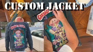 'Custom Garbage Pail Kids Denim Jacket!!'