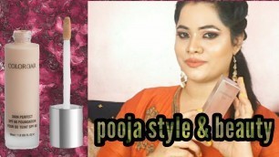 'Colour bar Foundation review and demo'