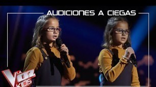 'Irene y Alba Muñoz cantan \'Que nadie\' | Audiciones a ciegas | La Voz Kids Antena 3 2021'