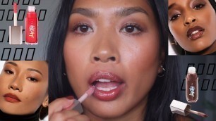 '*NEW* FENTY BEAUTY GLOSS BOMB HEAT SHADES | DEMO, REVIEW AND DUPES'