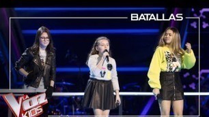 'Júlia, María y Sofía cantan \'Me & Mr. Jones\' | Batallas | La Voz Kids Antena 3 2019'