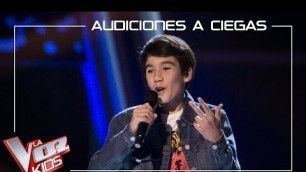 'Luis Giménez canta \'Treasure\' | Audiciones a ciegas | La Voz Kids Antena 3 2019'