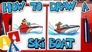 'How To Draw A Ski Boat'