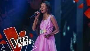 'Nayeli canta Niña Bonita – Audiciones a Ciegas | La Voz Kids Colombia 2019'