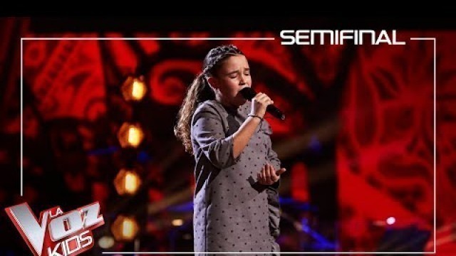 'Triana Jiménez canta \'María de la O\' | Semifinal | La Voz Kids Antena 3 2022'