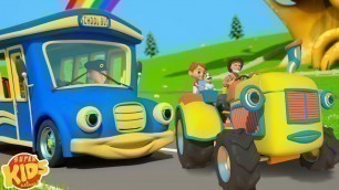 'Wheels On The Bus And Vehicles, Nursery Rhymes And Kids Songs by Super Kids Network'