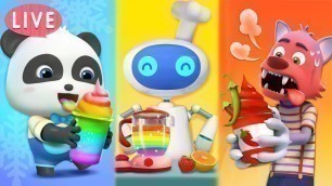 '[LIVE] Rainbow Juice Song | Learn Colors | Nursery Rhymes & Kids Songs | BabyBus'