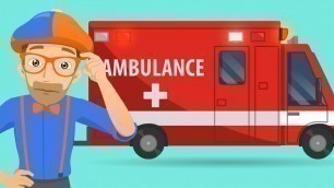 'Blippi Ambulance Song | Gecko\'s Garage Songs | Children\'s Music | Vehicles For Kids!'