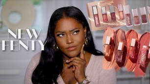 'FENTY BEAUTY Glossy Posse: Fantasy 4Sum 4-Piece Gloss Bomb Set | SWATCHES + COMPARISONS'