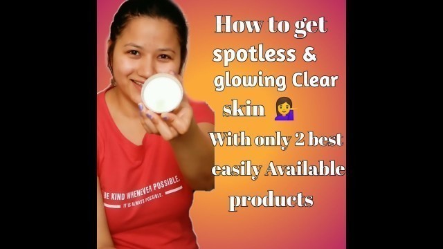 'Beauty hack| Instant fair glow| Get Beautiful skin | Basic home products | Anjali All in creatips |'