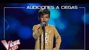 'Carlos Prieto canta \'No me lo creo\' | Audiciones a ciegas | La Voz Kids Antena 3 2021'