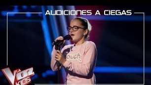 'Paloma Puelles canta \'Lucía\' | Audiciones a ciegas | La Voz Kids Antena 3 2019'